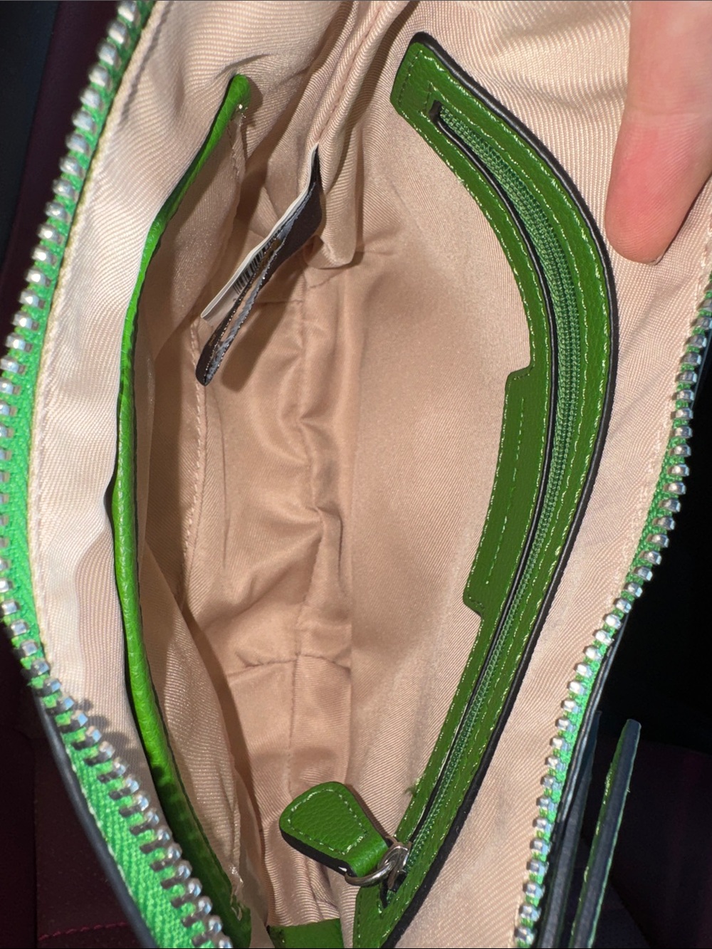 Dana Buchman Green Leather Crossbody Bag - Picture 5 of 5